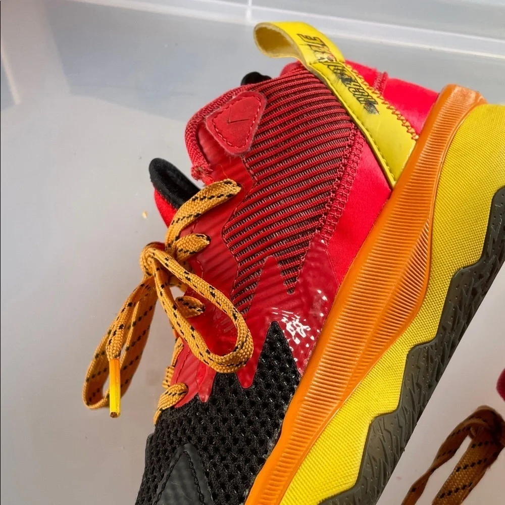 Adidas same 8 Kids Sneakers in Red and Yellow Disney Pixar Mr. incredible size 5